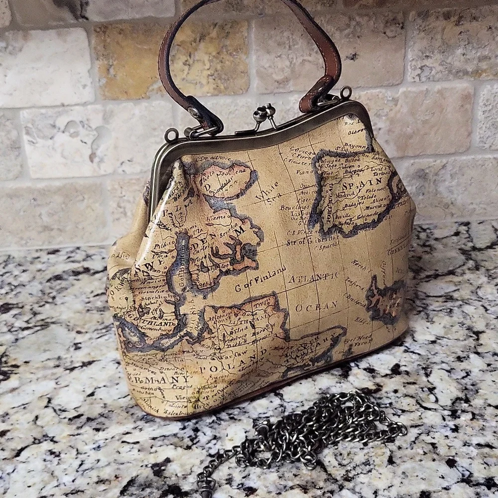 Patricia Nash Laureana European Map Satchel